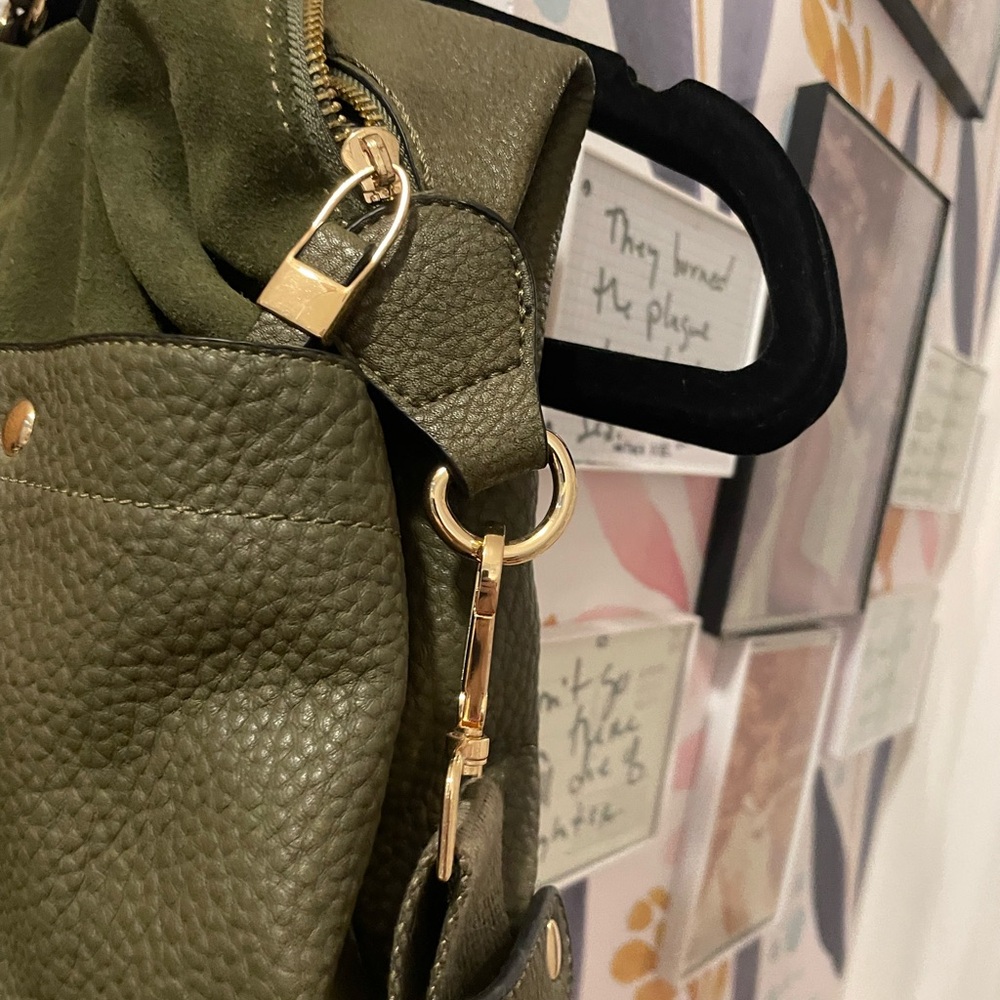 Medium large bag from Moda Luxe in army green - Picture 2 of 7